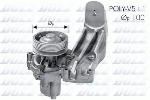 помпа!\ Lancia Prisma 1.9TD 85-89 L-140 DOLZ
