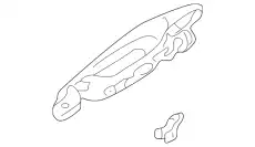 Ручка двери MITSUBISHI MR970316
