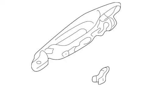 Ручка двери MITSUBISHI MR970323