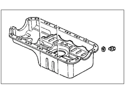 Поддон картера двигателя HONDA 11200P08020