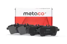 Тормозные колодки дисковые METACO 3000-372