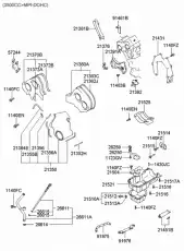 Поддон картера двигателя HYUNDAI / KIA 2151037110