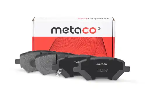 Тормозные колодки дисковые METACO 3000-214