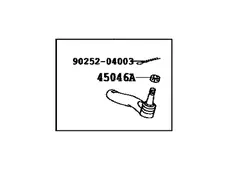Рулевой наконечник TOYOTA / LEXUS 45047-09260