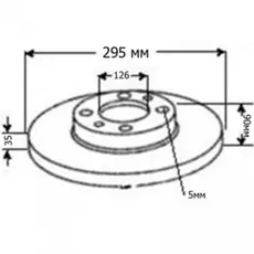 Тормозной диск TOYOTA / LEXUS 43512-37090
