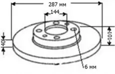Тормозной диск TOYOTA / LEXUS 43512-37120