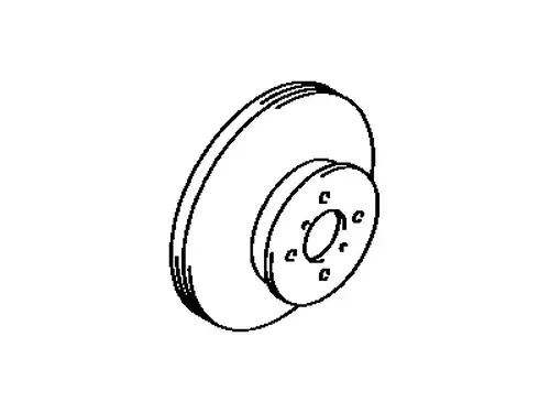 Тормозной диск TOYOTA / LEXUS 43512-12440
