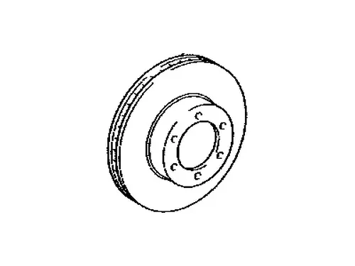 Тормозной диск TOYOTA / LEXUS 43512-12710