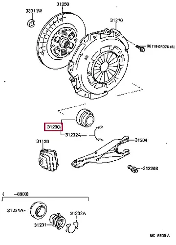 TOYOTA / LEXUS 31230-35061