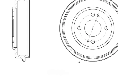 Тормозной барабан G-BRAKE GD-06376