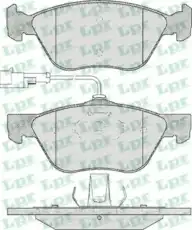 Тормозные колодки дисковые LPR 05P614