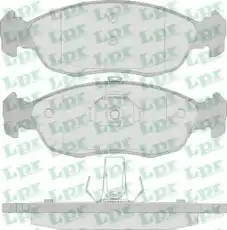 Тормозные колодки дисковые LPR 05P644