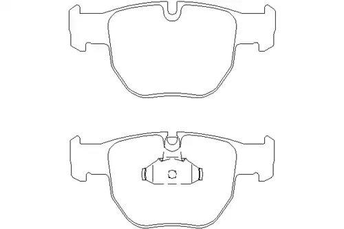 Тормозные колодки дисковые передняя ось MINTEX MDB2227