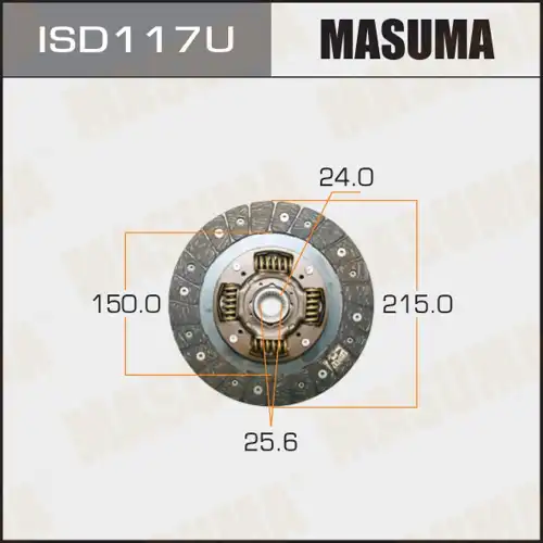 Диск сцепления MASUMA ISD117U