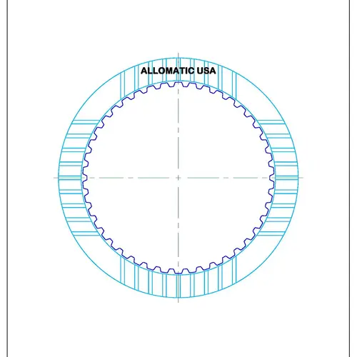 Диск фрикционный акпп 512081 ALLOMATIC