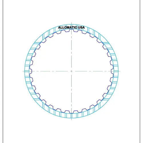 Диск фрикционный акпп 512856 ALLOMATIC
