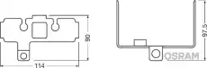 Комплект креплений для LEDFOG101INFM OSRAM