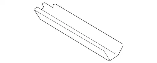 Панель радиатора нижняя 6L2Z-19E572-BA FORD