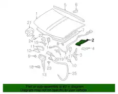 Петля капота левая 12470327 GM