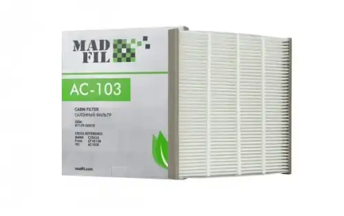 Салонный фильтр MADFIL AC103