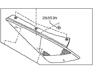 Фонарь задний NISSAN 26550CD026