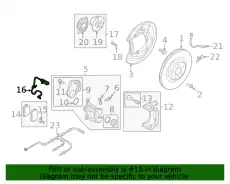 Датчик тормозных колодок VAG 4M0615121D