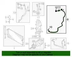 ТРУБОПРОВОД ХЛАДАГЕНТА 4G0260710J VAG