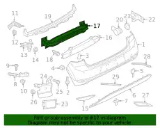 Усилитель бампера VAG 5GM807305A