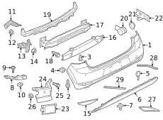 Усилитель бампера VAG 5GM807305A