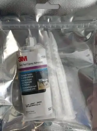  3M 05901 СОСТАВ ДЛЯ РЕМОНТА ПЛАСТМАССОВЫХ ДЕТАЛЕЙ, 2 ТЮБ. - 25 МЛ., 4 ШТ/КОР., 3 КО