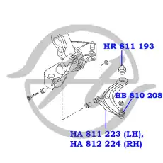 Рычаг подвески HANSE HA 811 223