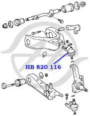 Шаровая опора HANSE HB 820 108