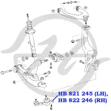 Шаровая опора HANSE HB 822 242