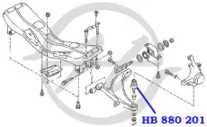 Шаровая опора HANSE HB 872 224