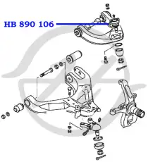 Шаровая опора HANSE HB 890 105