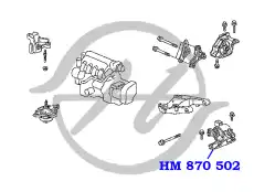 Опора двигателя HM 870 501 HANSE