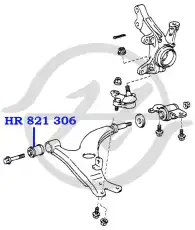 Сайлентблок HR 821 305 HANSE