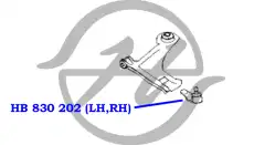 Шаровая опора HANSE HB 822 254