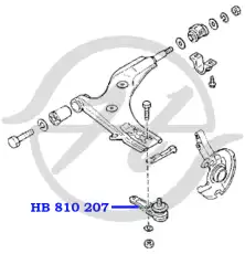 Шаровая опора HANSE HB 810 113