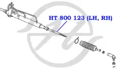 Рулевая тяга HT 800 122 HANSE
