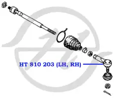 Рулевой наконечник HANSE HT 810 202