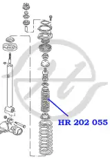 ОТБОЙНИК HR 202 007 HANSE