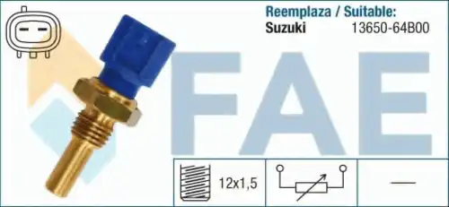 Датчик температуры автомобильный FAE 33470