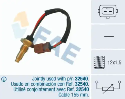 Датчик температуры автомобильный FAE 32670