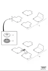  КОВРИКИ CHARCOAL SOLID 32204609 VOLVO