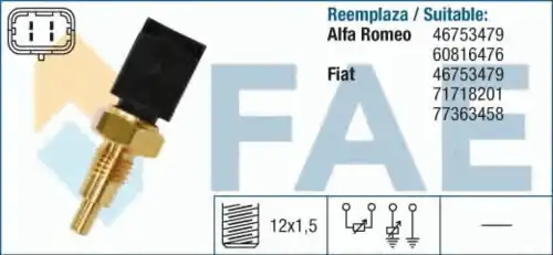 Датчик температуры автомобильный FAE 33723