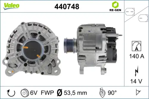 Генератор VALEO 440748
