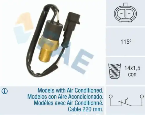 Датчик температуры автомобильный FAE 35841