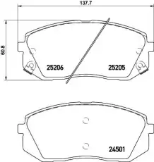 Тормозные колодки дисковые NISSHINBO NP6034