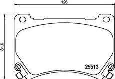 Тормозные колодки дисковые NISSHINBO NP6080